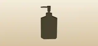 Sanitizer silhouette
