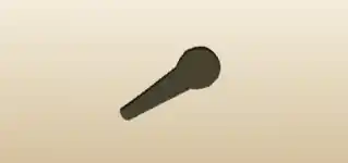 Microphone silhouette