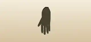Glove silhouette