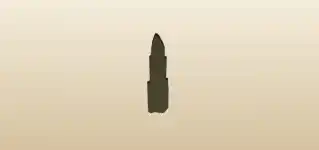 Lipstick silhouette