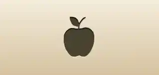 Apple silhouette