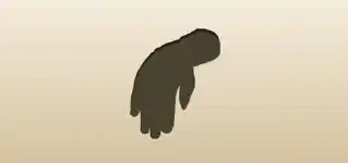 Glove silhouette