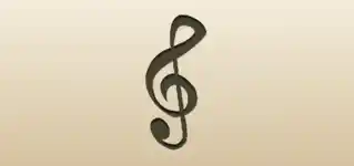 Treble Clef silhouette