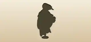 Ghost silhouette