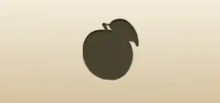 Apple silhouette