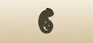Chameleon silhouette