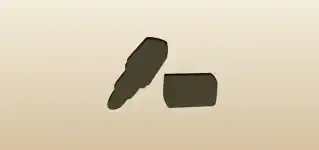 Lipstick silhouette