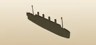 Ship silhouette