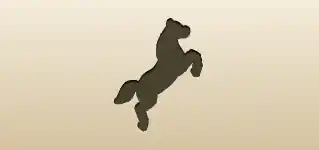 Mustang silhouette