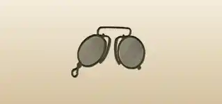 Eyeglasses silhouette
