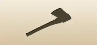 Firefighter Axe silhouette