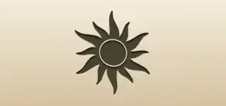 Sun silhouette