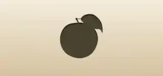 Apple silhouette
