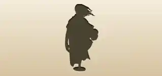 Ghost silhouette