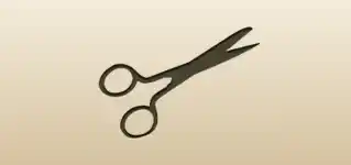 Scissors silhouette