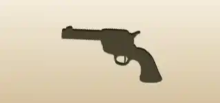 Revolver silhouette