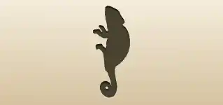 Chameleon silhouette