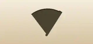 Hand Fan silhouette