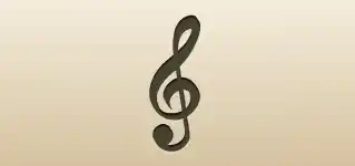 Treble Clef silhouette