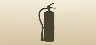 Fire Extinguisher silhouette