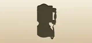 Telephone silhouette