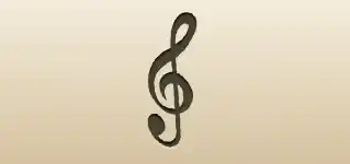 Treble Clef silhouette