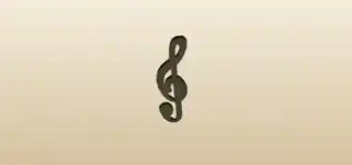 Treble Clef silhouette