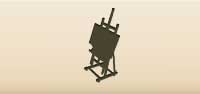 Easel silhouette