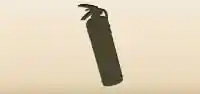 消火器のシルエット