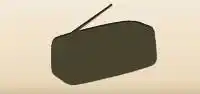 ラジオのシルエット