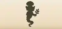 森の精のシルエット