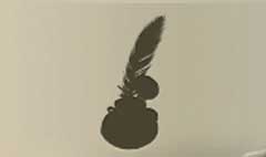 Inkwell silhouette