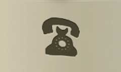Telephone silhouette #7