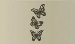 Butterflies silhouette