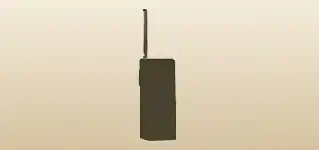 トランシーバーのシルエット
