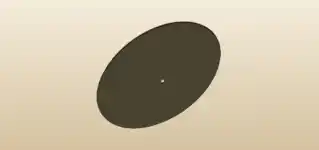 レコードのシルエット