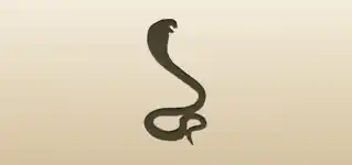 コブラのシルエット
