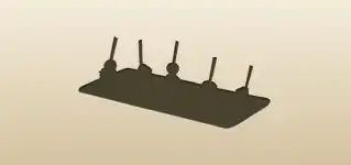 カナッペのシルエット