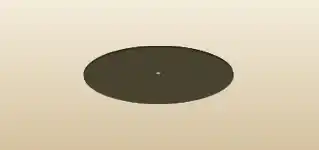 レコードのシルエット