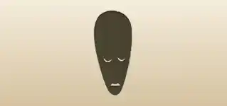 仮面のシルエット