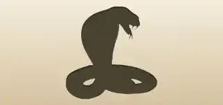 コブラのシルエット