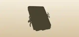 書類フォルダーのシルエット