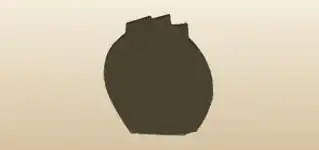 ラジオのシルエット