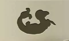 磨羯宮のシルエット