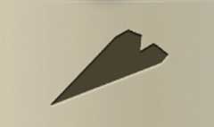 Paper Plane silhouette