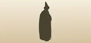 Astrologer silhouette