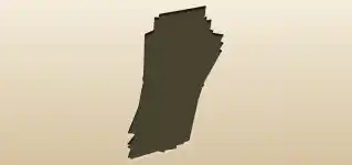 Letters silhouette
