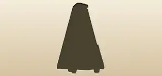 Metronome silhouette