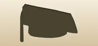 Graduation cap silhouette