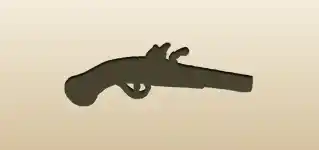 Pistol silhouette